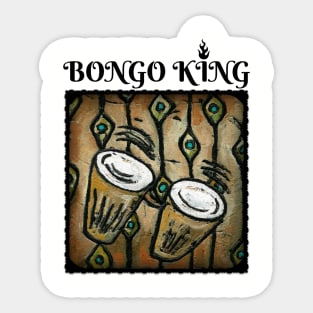 Bongo King Sticker